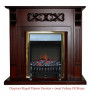 Классический очаг 2D Royal Flame Fobos FX Brass